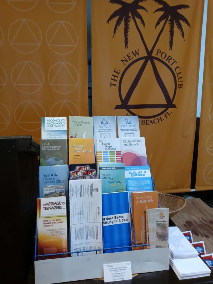 Literature and information available at New Port Club